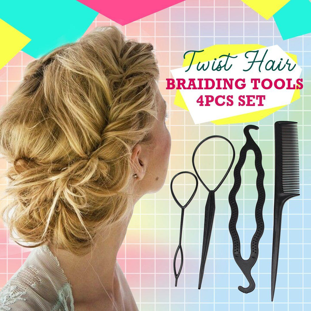 Twist Hair Braiding Tools 4PCS Set