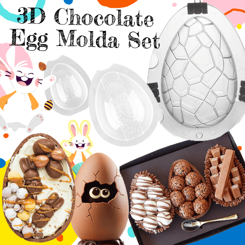 3D Chocolate Egg Mold Set – Wisely Walrus