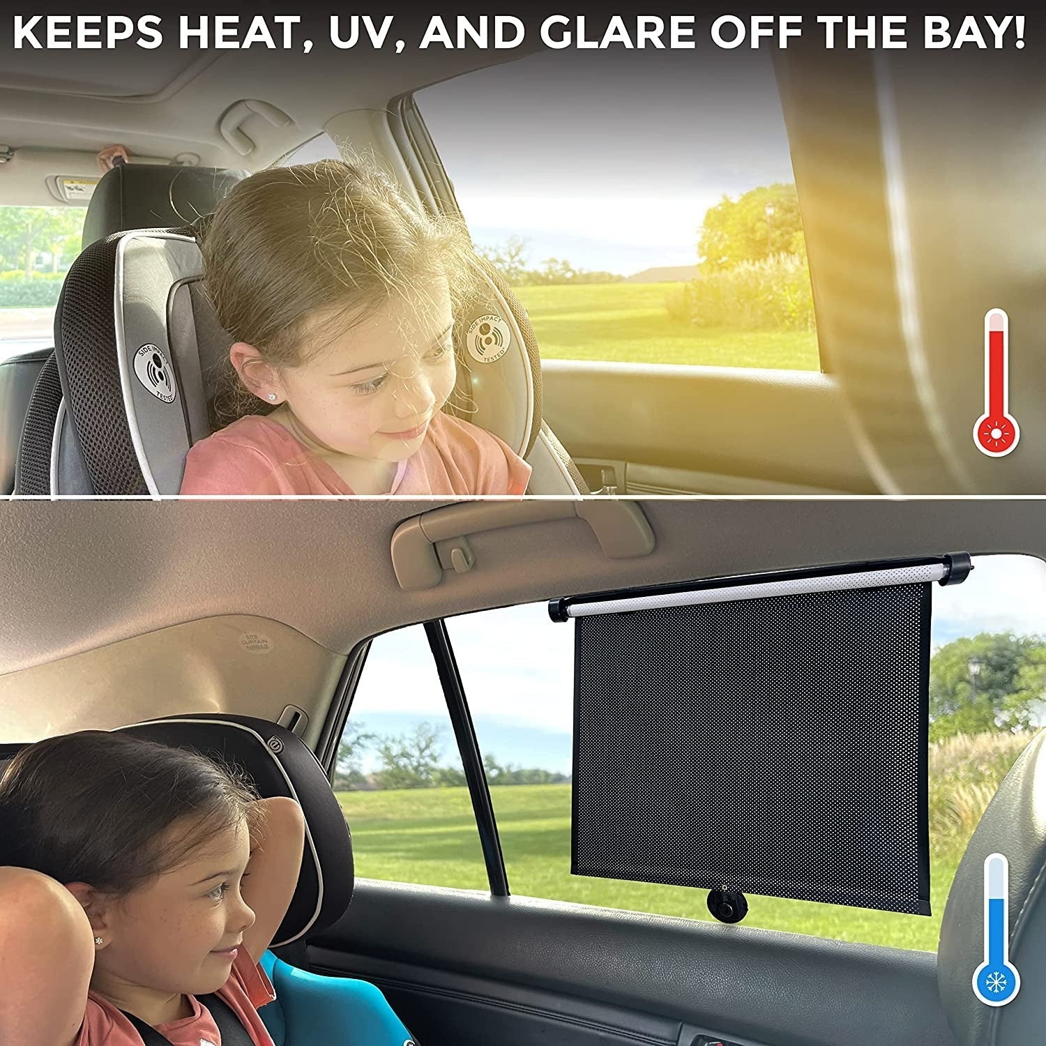 Retractable Window Roller Sunshade For Car/Room