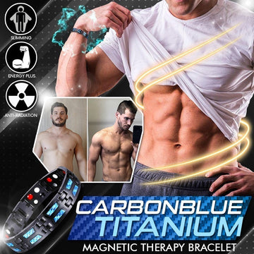 Color CarbonBlue Titanium Bracelet