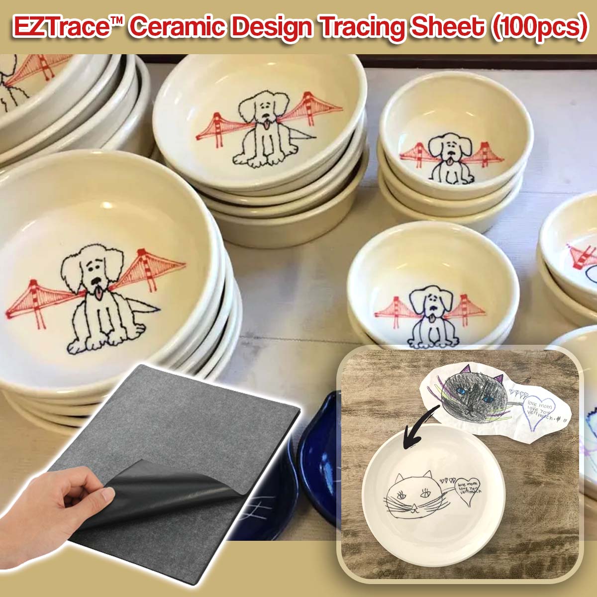 EZTrace™ Ceramic Design Tracing Sheet