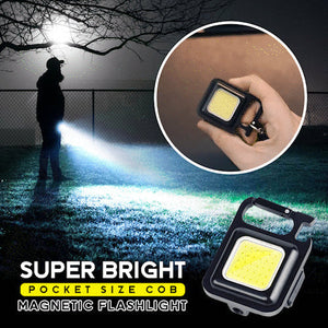 Super Bright Pocket Size COB Magnetic Flashlight