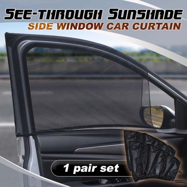See-through Sunshade Side Window Car Curtain