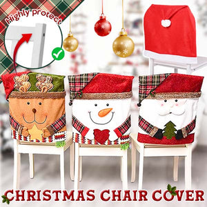 Christmas Back Chair Slip Covers