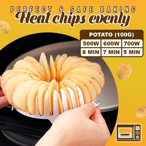 Homemade Potato Chips Microwave Tray
