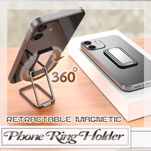 Magnetic Retractable Phone Ring Holder