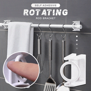 Self Adhesive Rotating Rod Brackets