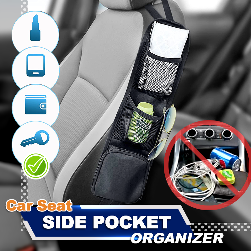 Car Seat Side Pocket Organizer