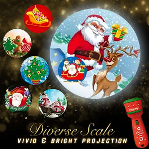 Christmas Bedtime Projection Flashlight